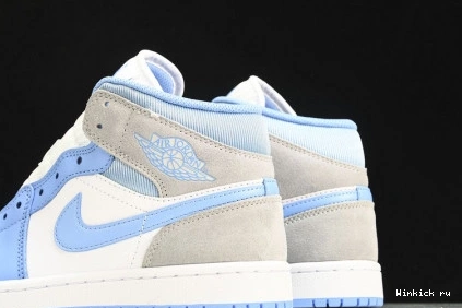 Grey 1 AIR NIKE Mid  Blue University JORDAN 1122